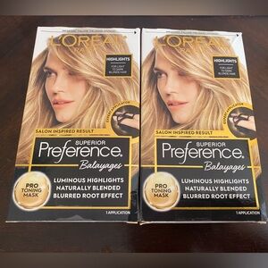 2- L'Oreal Superior‎ Preference Balayages Highlights Light to Dark Blonde Hair